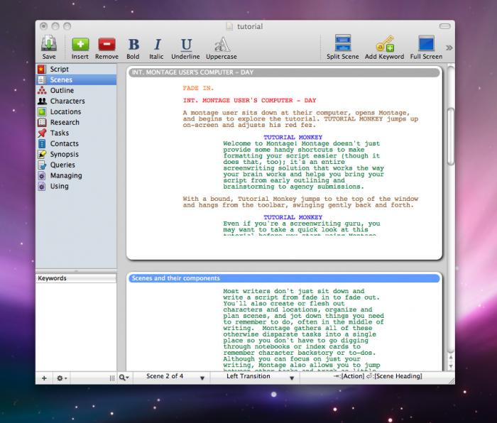 Free playwriting software mac